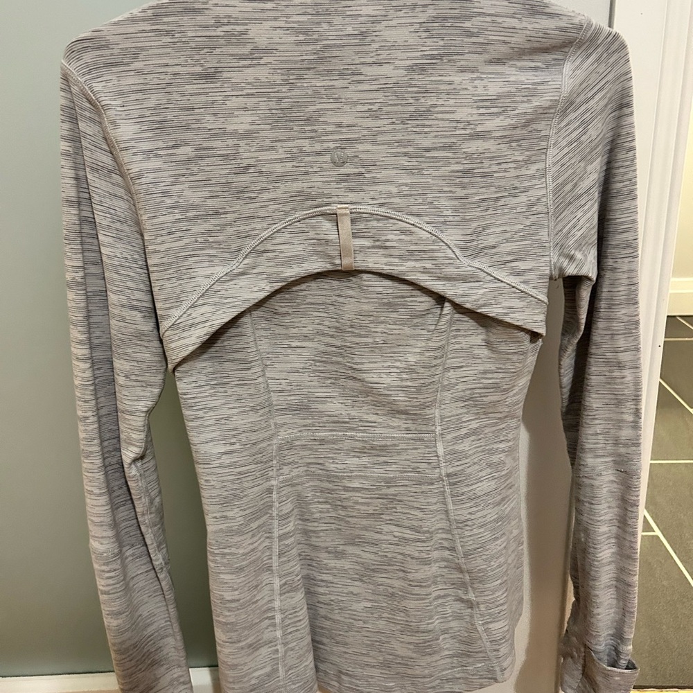 Gray Zip-Up Athletic Jacket - Picture 3 of 3